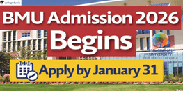 BMU Admission 2026 Begins Apply by January 31